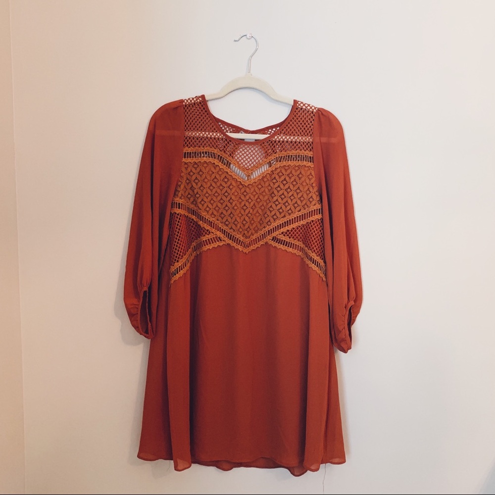 Entro Orange Gameday Dress Size S